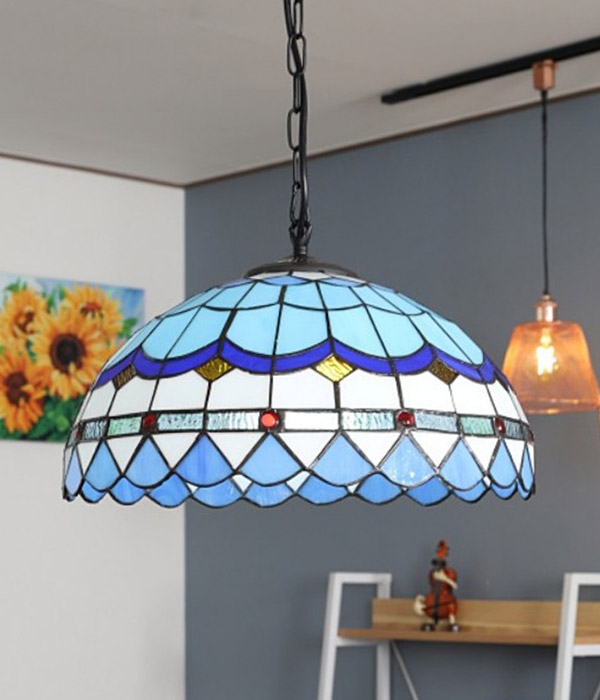 미셀 스테인드글라스 LED식탁등 식탁전등