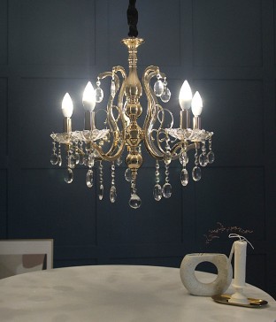 플로트 5등 크리스탈 펜던트, LED 식탁조명, 인테리어 식탁등