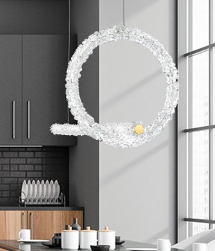 스노잉 일자형 LED 식탁조명, 주방식탁조명 30W