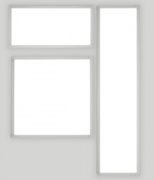 W LED40W/50W 엣지 면조명 매입형M바 사무실조명 KS고효율 친환경