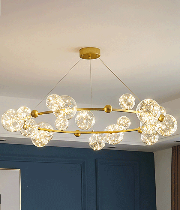 밀키 원형 15등 18등 인테리어전등 식탁등