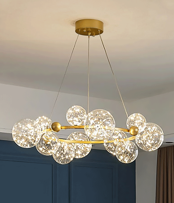 밀키 원형 6등 12등 인테리어전등 식탁등