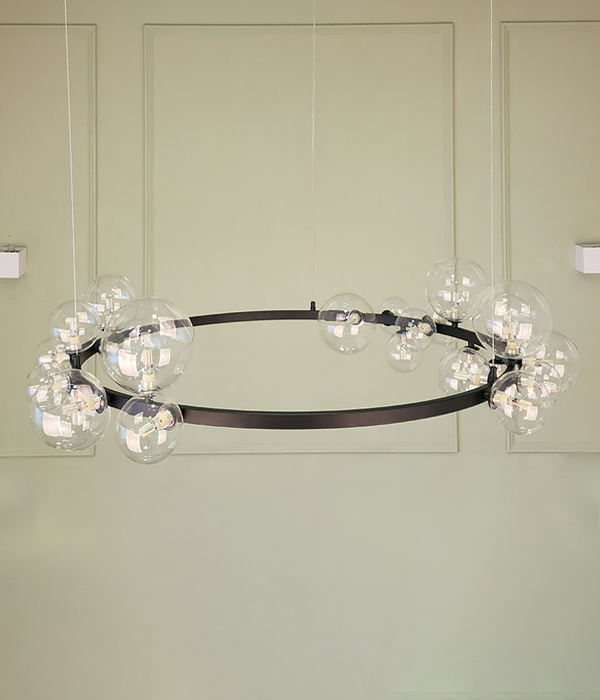 플라토 24등 원형 유리볼식탁등