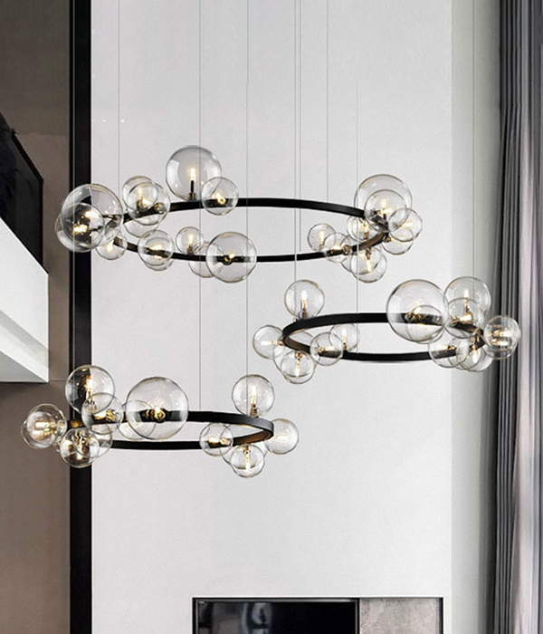 플라토 24등 원형 유리볼식탁등