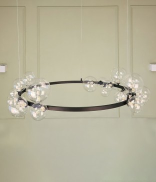 플라토 24등 원형 유리볼식탁등